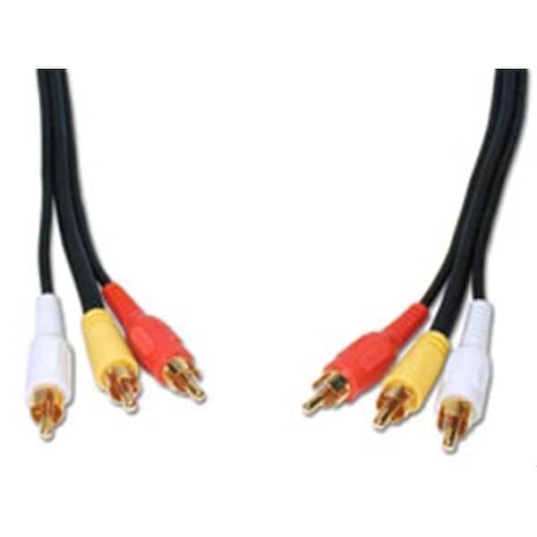 Comprehensive Comprehensive 3RCA-3RCA-50ST Standard Series General Purpose 3 RCA Video Cable 50ft 3RCA-3RCA-50ST - main